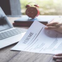 CV writing workshop in English